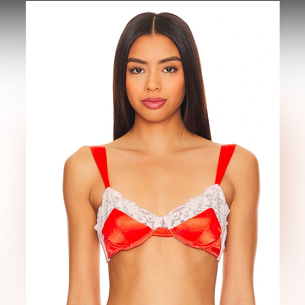 We are HAH Free People After Hours Bra in Blood Orange Size B, NWT